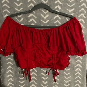 Off the shoulder top